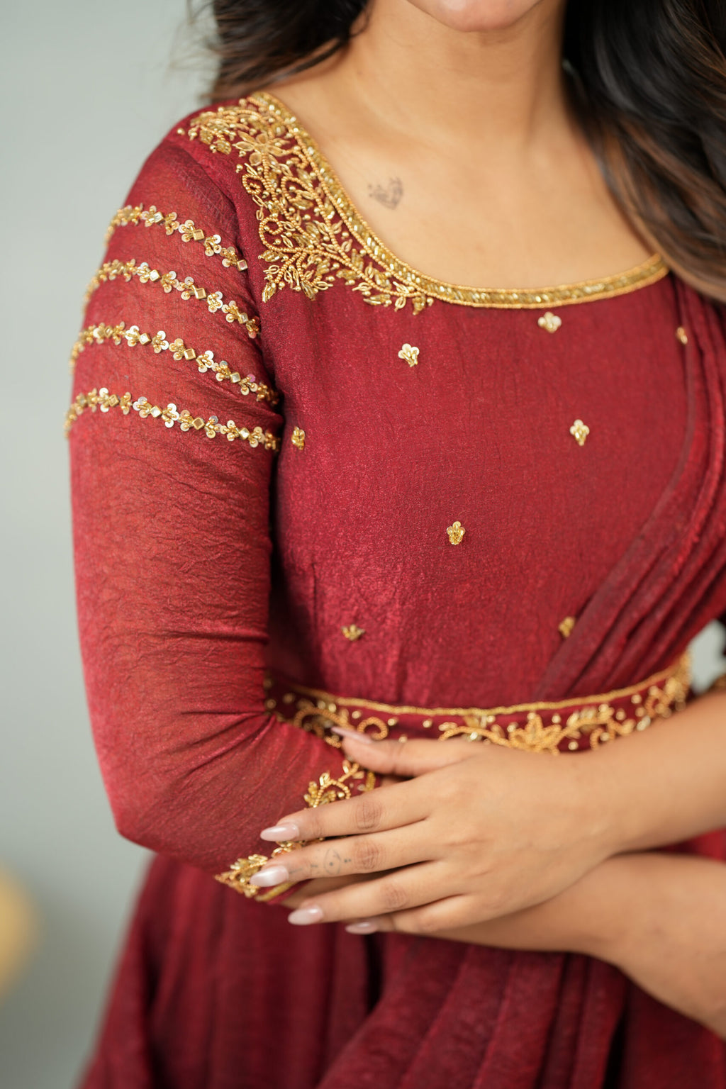 Maroon Drape