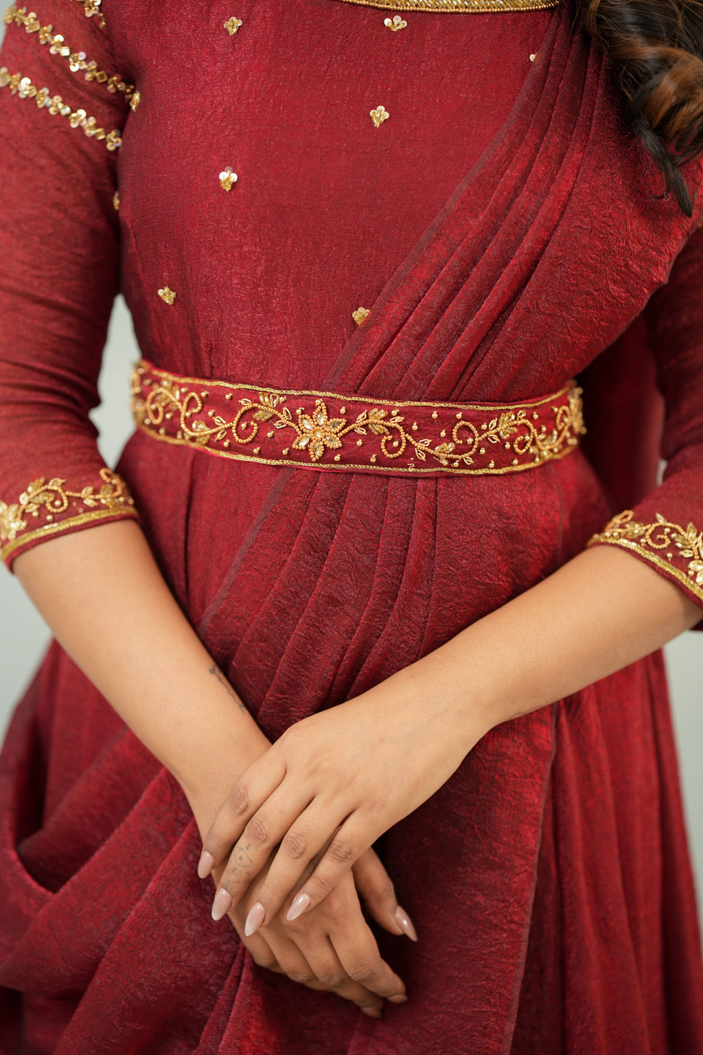 Maroon Drape