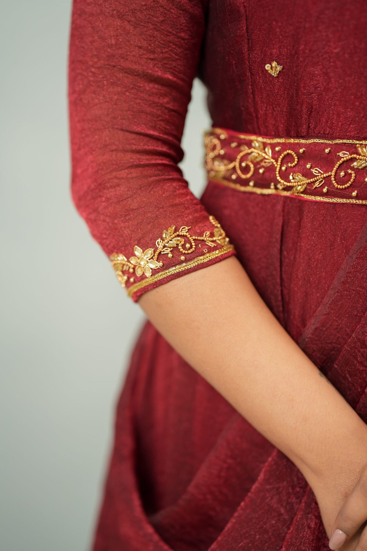 Maroon Drape